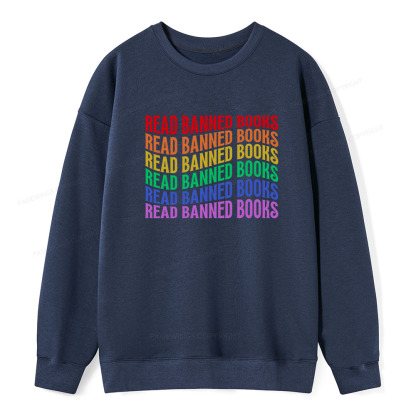 Pagewings Read Banned Books Unisex Classic Sweatshirt