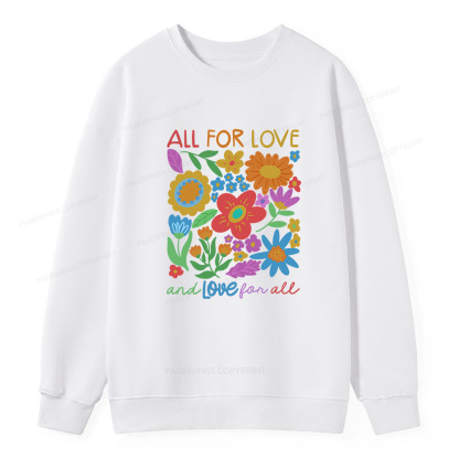 Pagewings All For Love Unisex Classic Sweatshirt