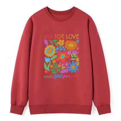 Pagewings All For Love Unisex Classic Sweatshirt