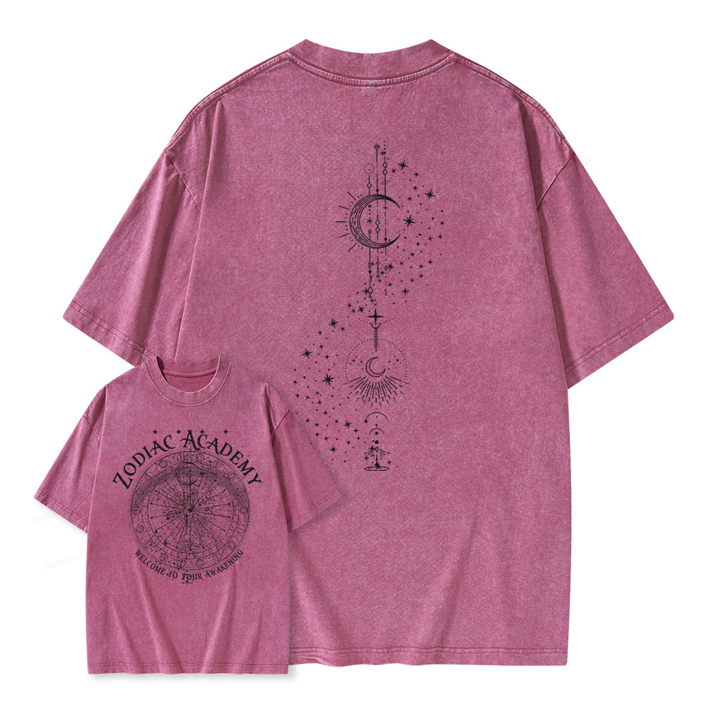 Pagewings Welcome To Your Awakening Unisex Washed T-shirt