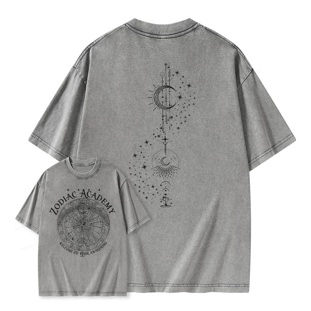 Pagewings Welcome To Your Awakening Unisex Washed T-shirt