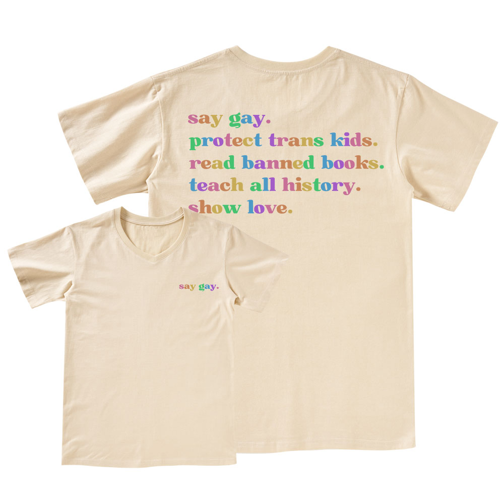 Pagewings Read Banned Books V-neck T-shirt