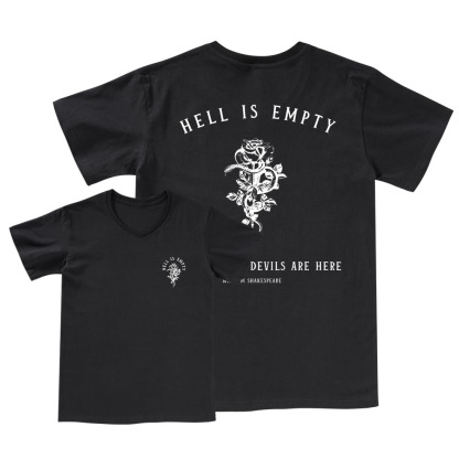 Pagewings Hell Is Empty And All The Devils Are Here V-neck T-shirt