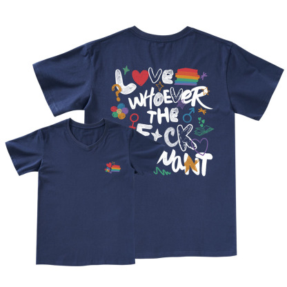 Pagewings Love Whoever The F*ck You Want V-neck T-shirt