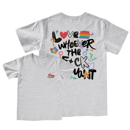 Pagewings Love Whoever The F*ck You Want V-neck T-shirt