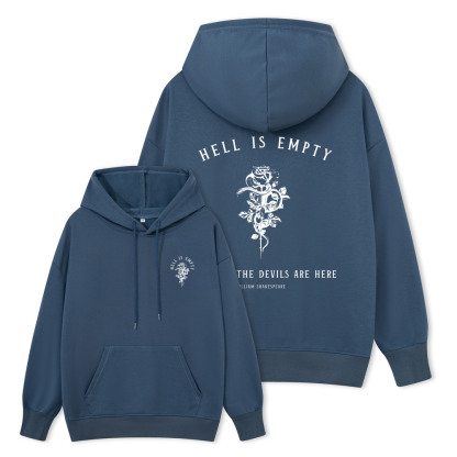 Pagewings Hell Is Empty And All The Devils Are Here Unisex Classic Hoodie