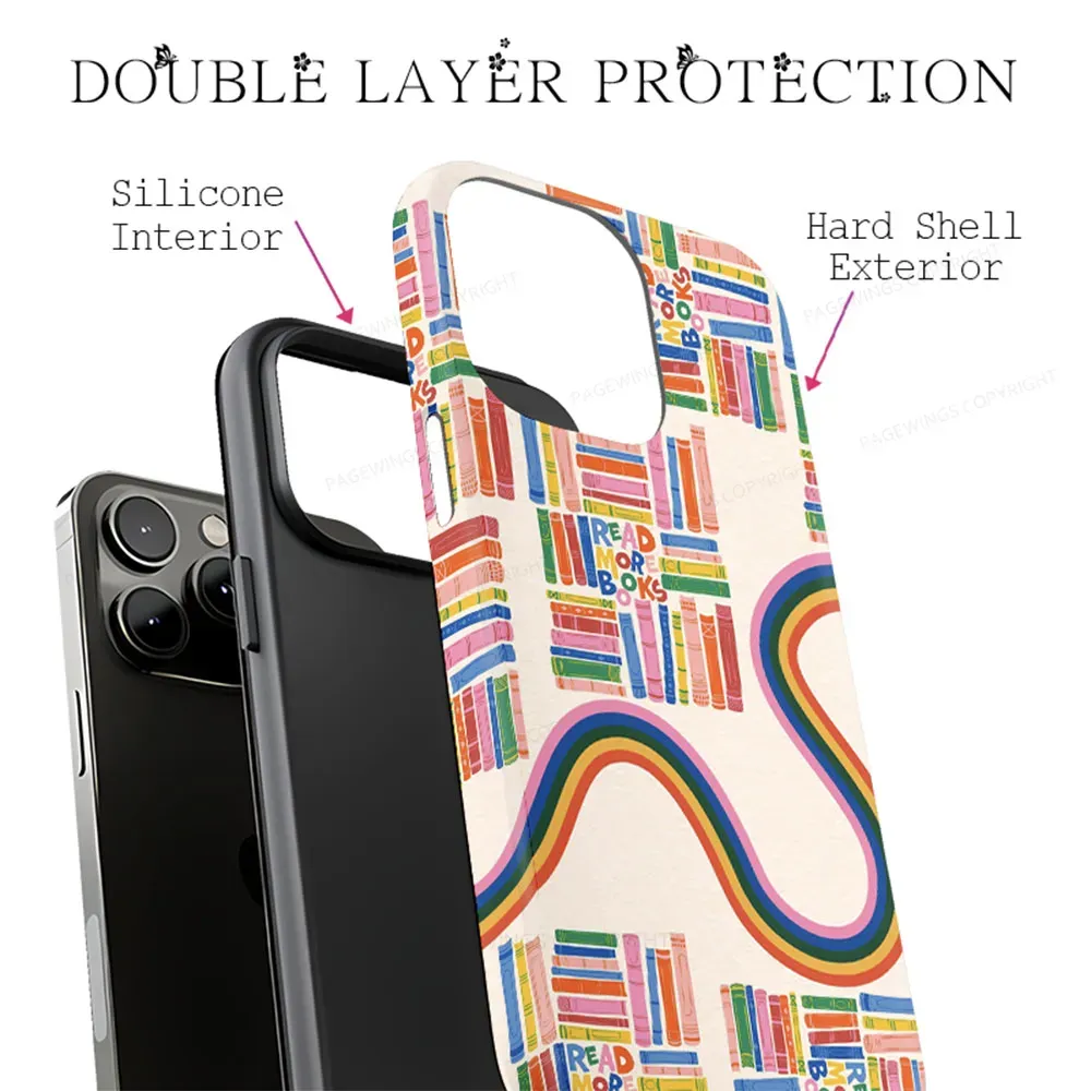 Pagewings Read More Books Phone Case