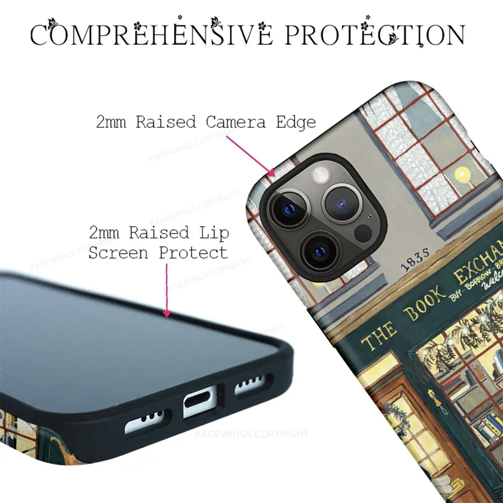 Pagewings The Book Exchange Phone Case