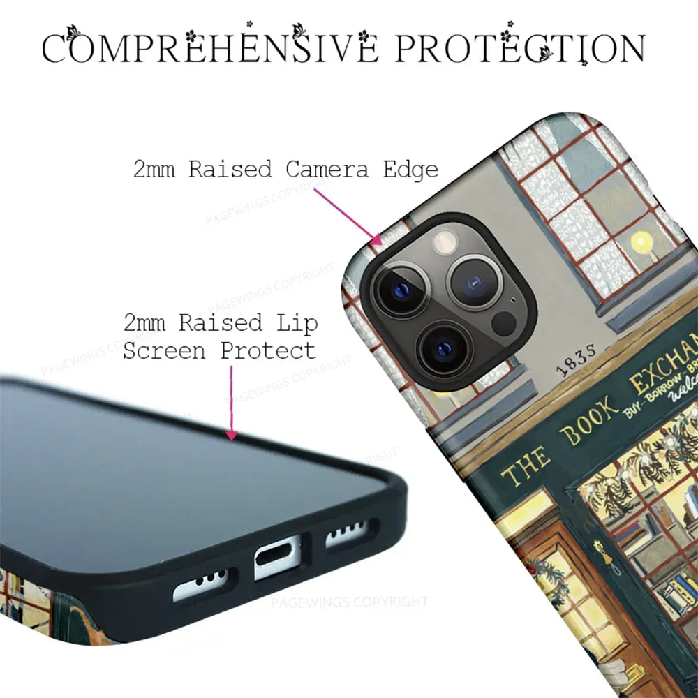 Pagewings The Book Exchange Phone Case
