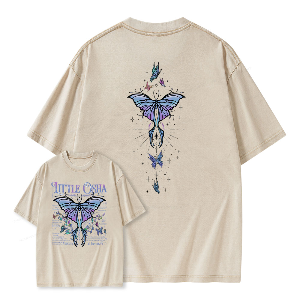 Pagewings Fantasy Bookish  Unisex Washed T-shirt