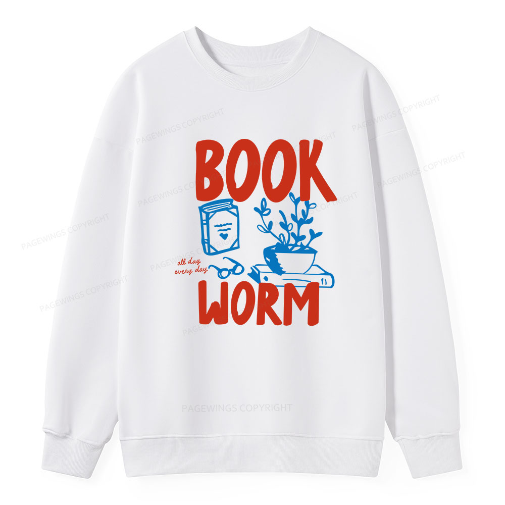 Pagewings Bookworm Unisex Classic Sweatshirt