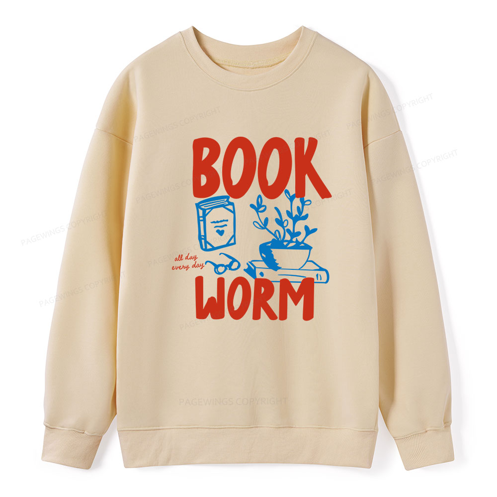 Pagewings Bookworm Unisex Classic Sweatshirt