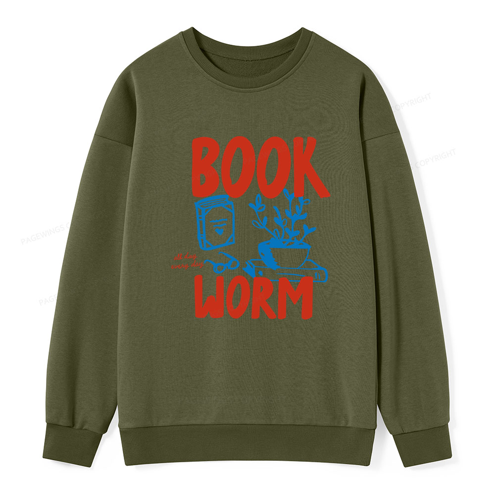 Pagewings Bookworm Unisex Classic Sweatshirt