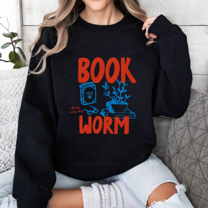 Pagewings Bookworm Unisex Classic Sweatshirt