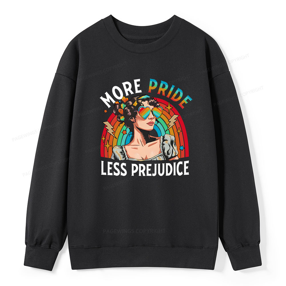 Pagewings More Pride Less Prejudice Unisex Classic Sweatshirt