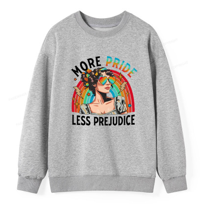Pagewings More Pride Less Prejudice Unisex Classic Sweatshirt