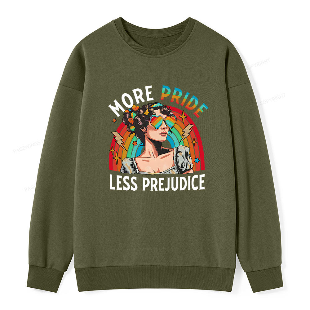 Pagewings More Pride Less Prejudice Unisex Classic Sweatshirt