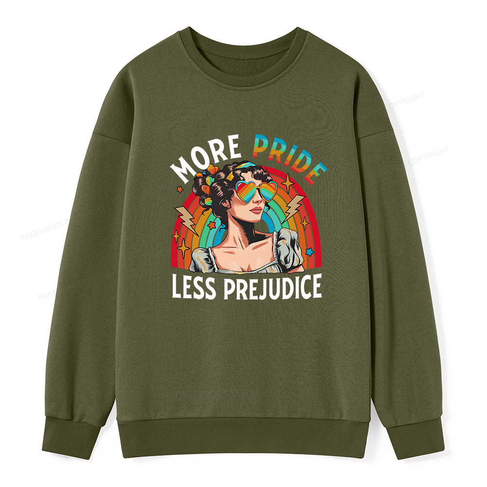 Pagewings More Pride Less Prejudice Unisex Classic Sweatshirt