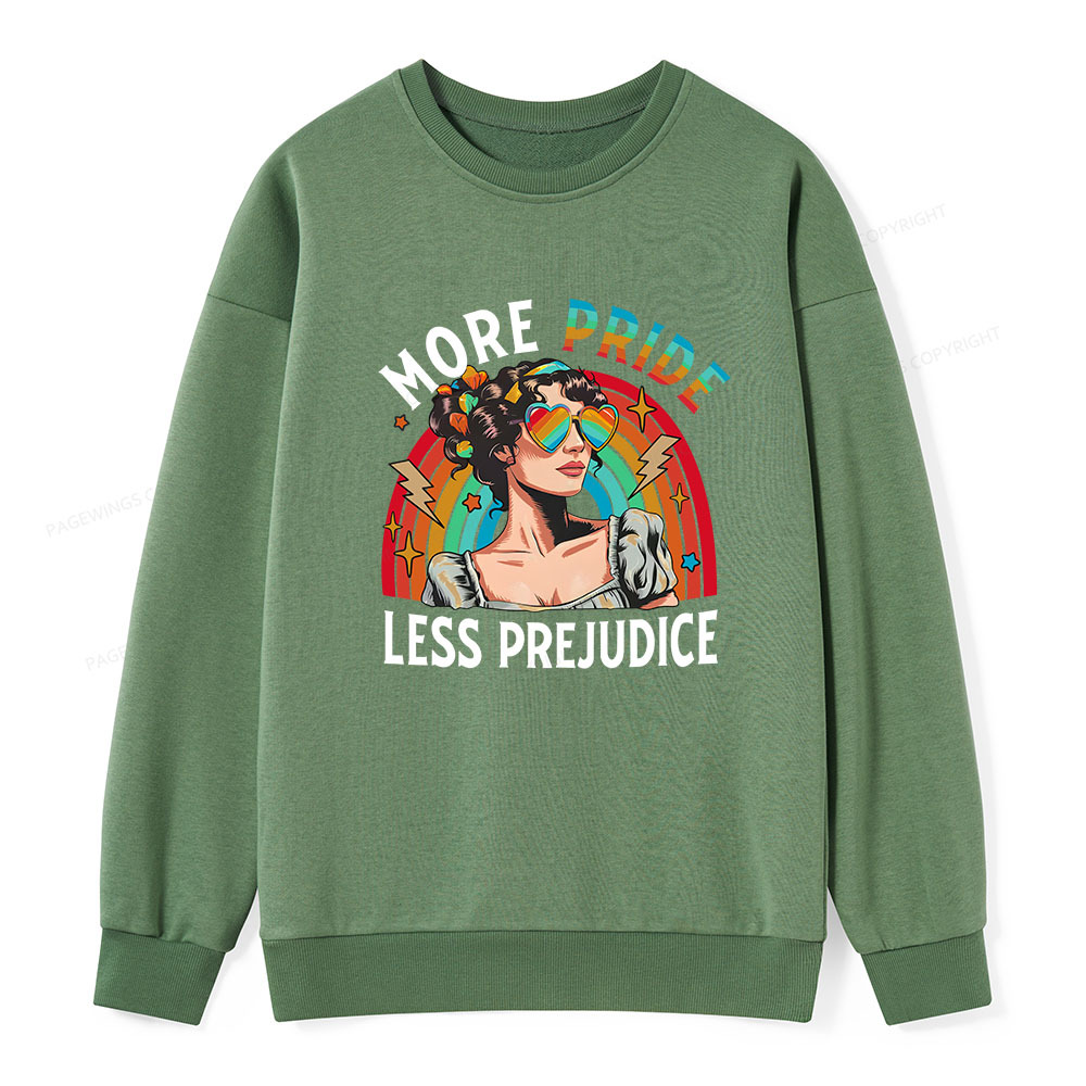 Pagewings More Pride Less Prejudice Unisex Classic Sweatshirt