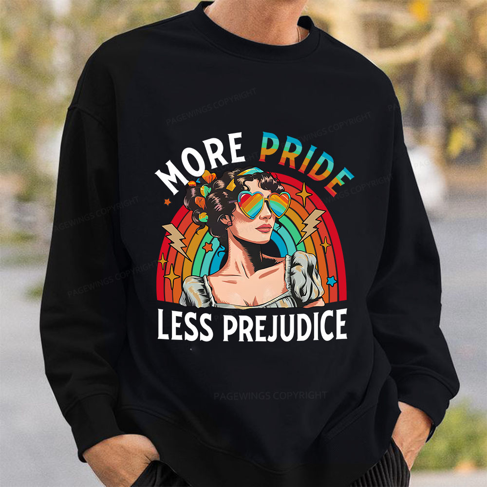 Pagewings More Pride Less Prejudice Unisex Classic Sweatshirt