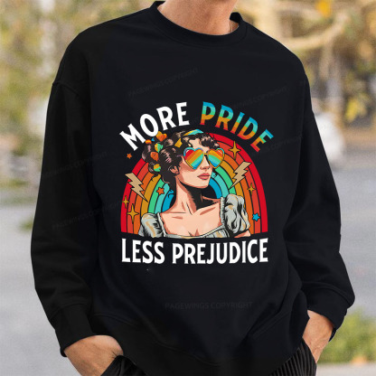 Pagewings More Pride Less Prejudice Unisex Classic Sweatshirt