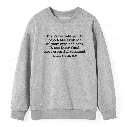 Pagewings It Was Their Final Most Essential Command  Unisex Classic Sweatshirt