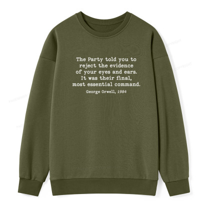 Pagewings It Was Their Final Most Essential Command  Unisex Classic Sweatshirt