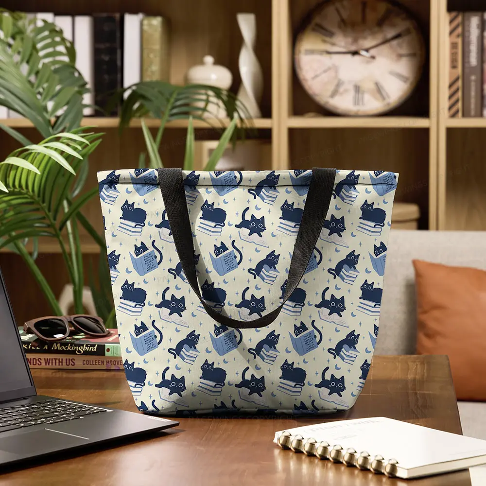 Pagewings How To Buy New Books Large Zippered Tote Bag