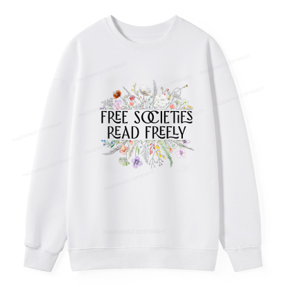 Pagewings Free Societies Read Freely Unisex Classic Sweatshirt