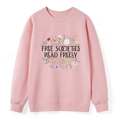 Pagewings Free Societies Read Freely Unisex Classic Sweatshirt