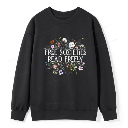 Pagewings Free Societies Read Freely Unisex Classic Sweatshirt