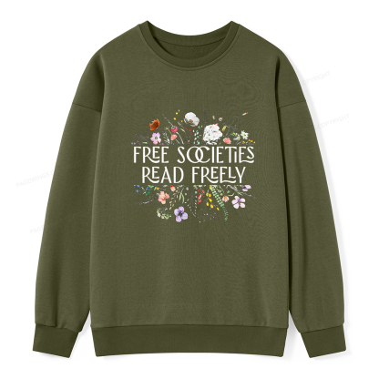 Pagewings Free Societies Read Freely Unisex Classic Sweatshirt