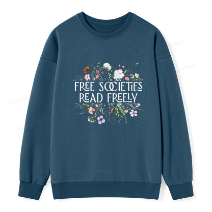 Pagewings Free Societies Read Freely Unisex Classic Sweatshirt