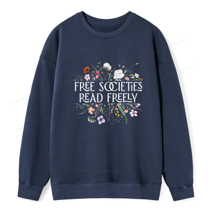Pagewings Free Societies Read Freely Unisex Classic Sweatshirt