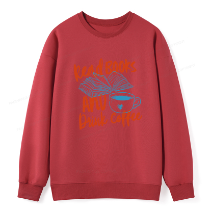 Pagewings Read Books And Drink Coffee Bookish Unisex Classic Sweatshirt