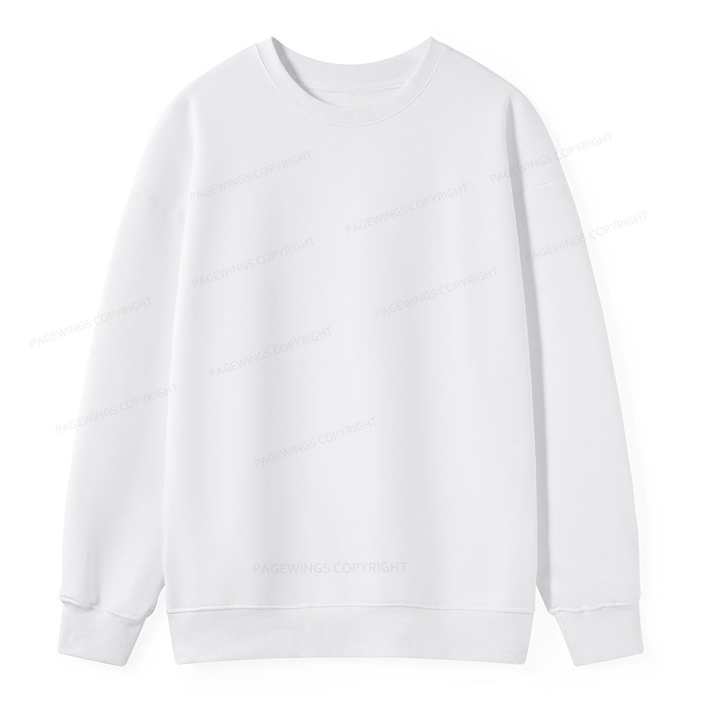 Pagewings Comfortable Solid Color Unisex Classic Sweatshirt