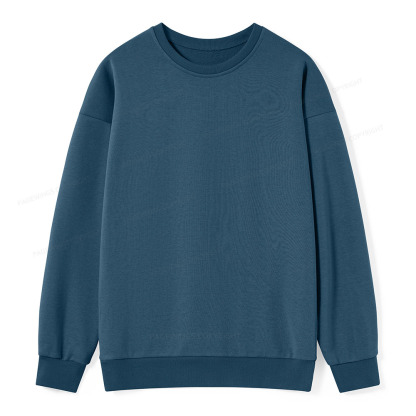 Pagewings Comfortable Solid Color Unisex Classic Sweatshirt