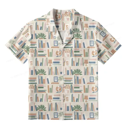 Pagewings Read Books All Day Unisex Hawaiian Shirt