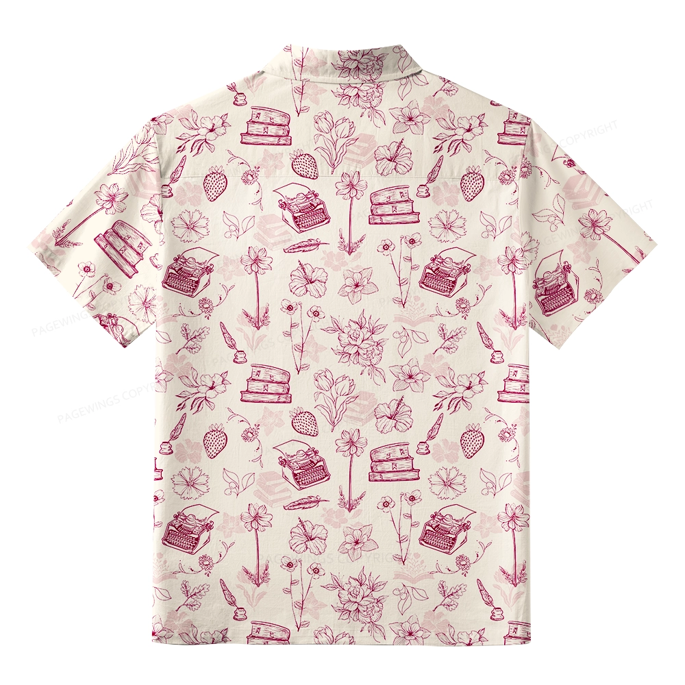 Pagewings Books Are Magic Unisex Hawaiian Shirt