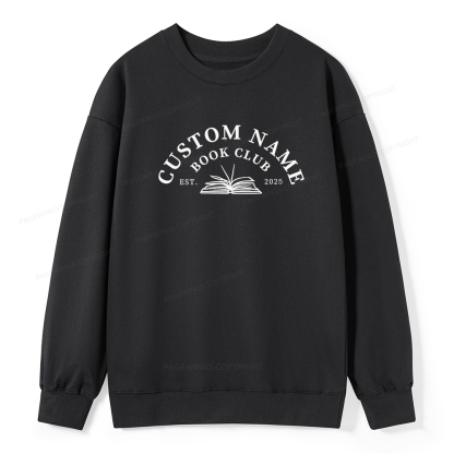Pagewings Personalized Custom Book Club Unisex Classic Sweatshirt