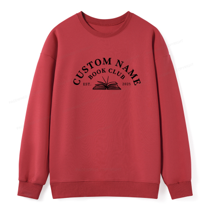 Pagewings Personalized Custom Book Club Unisex Classic Sweatshirt