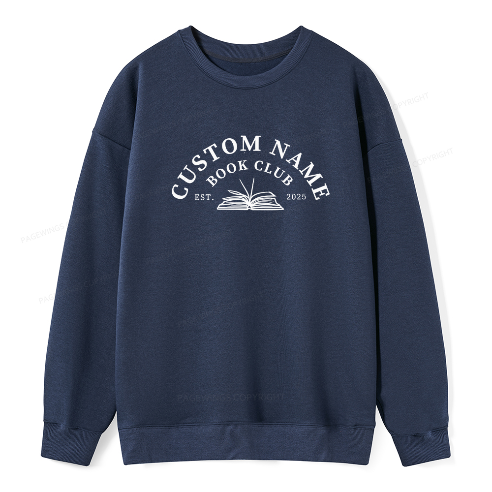 Pagewings Personalized Custom Book Club Unisex Classic Sweatshirt