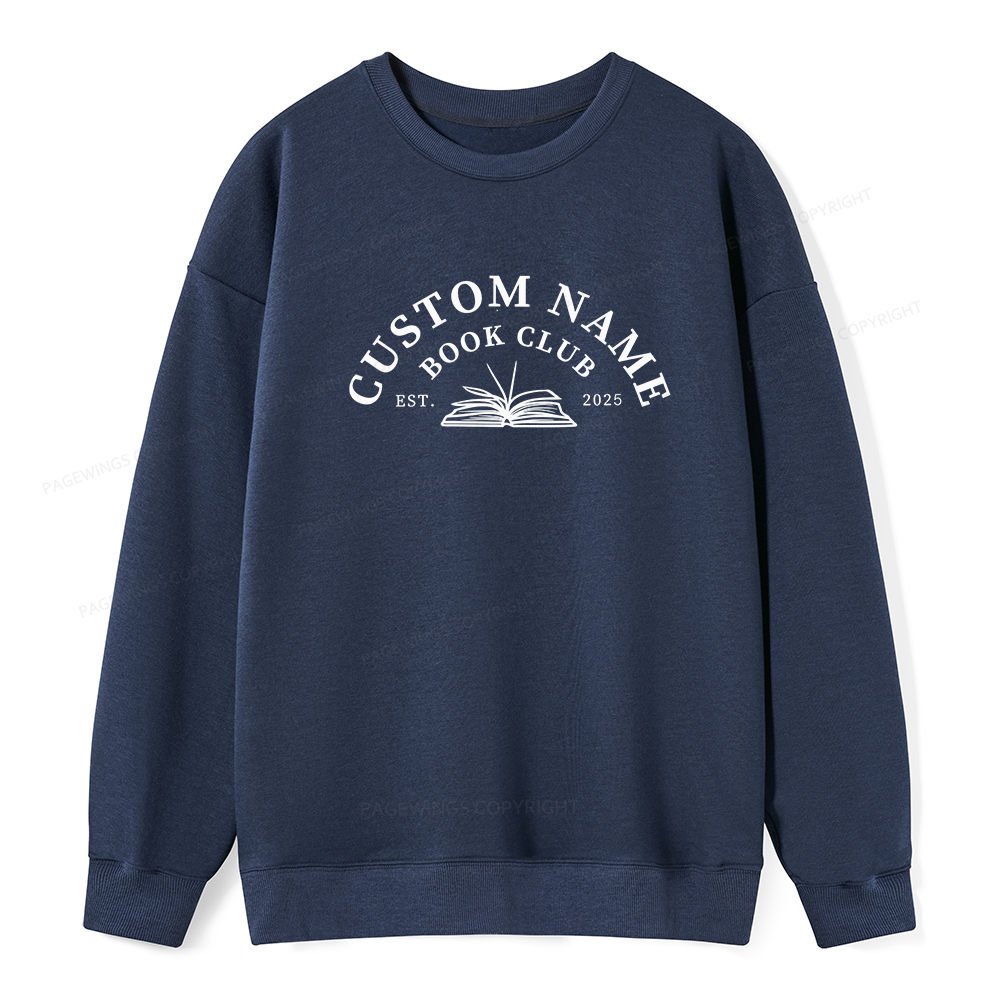 Pagewings Personalized Custom Book Club Unisex Classic Sweatshirt