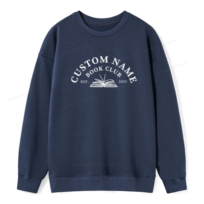 Pagewings Personalized Custom Book Club Unisex Classic Sweatshirt