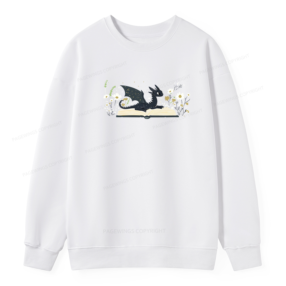 Pagewings Dragon Book Unisex Classic Sweatshirt