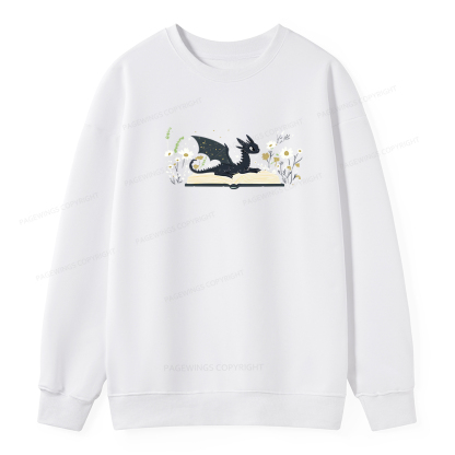 Pagewings Dragon Book Unisex Classic Sweatshirt