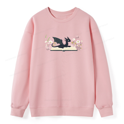 Pagewings Dragon Book Unisex Classic Sweatshirt