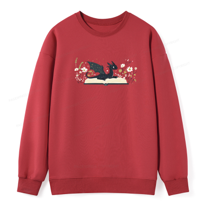 Pagewings Dragon Book Unisex Classic Sweatshirt