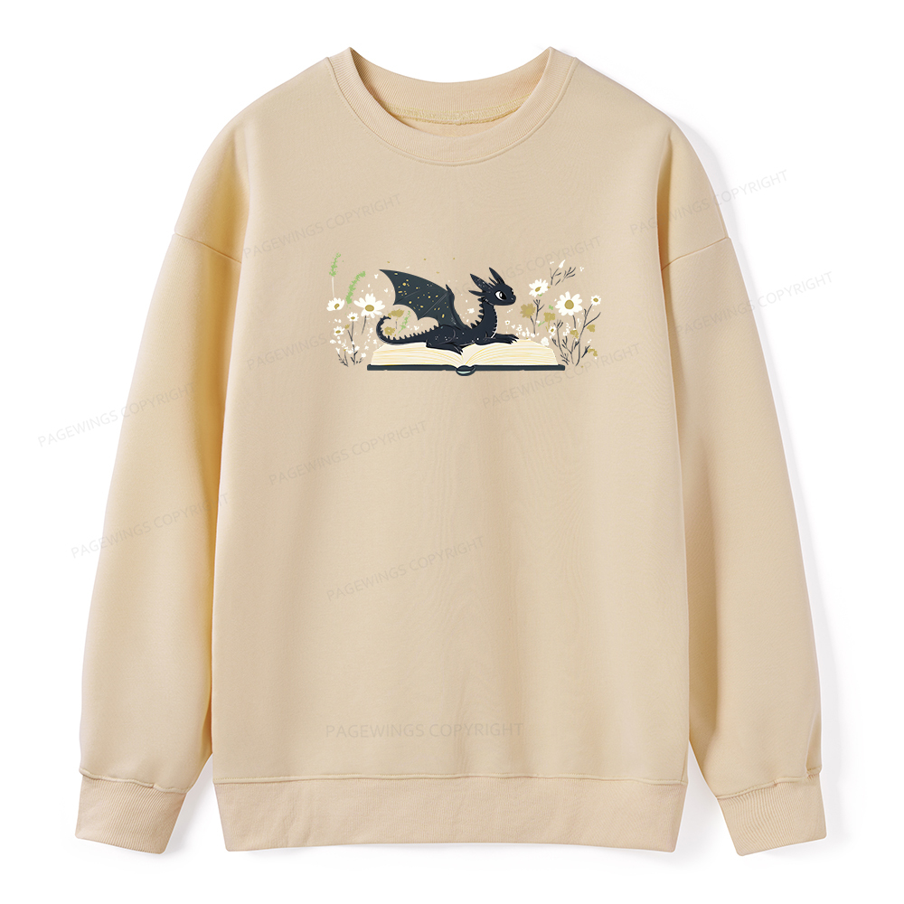 Pagewings Dragon Book Unisex Classic Sweatshirt