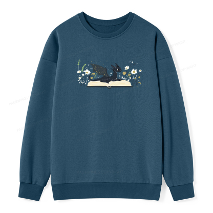 Pagewings Dragon Book Unisex Classic Sweatshirt